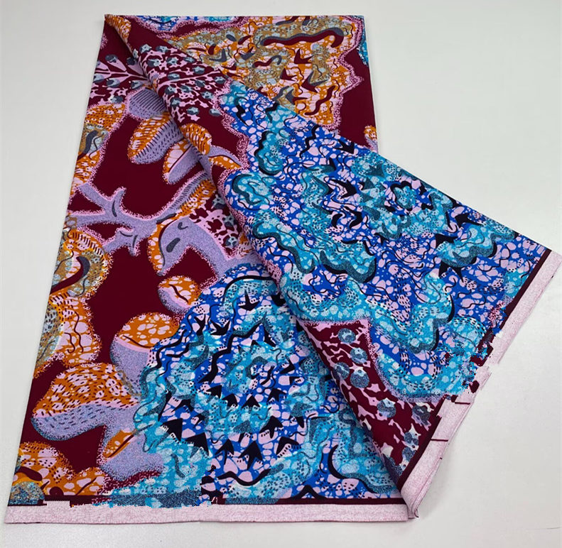 Tecido Wax Africano da Nigéria - Sewing Batik Fabric avaliação e preço