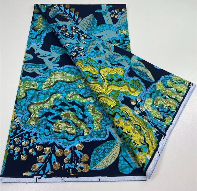 Tecido Wax Africano da Nigéria - Sewing Batik Fabric avaliação e preço